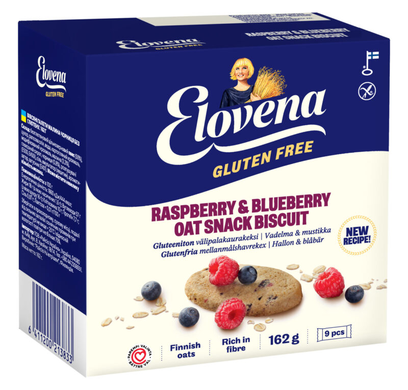 ciasteczka owsiane z malinami i borówką